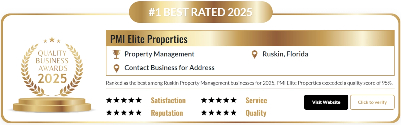 Picture of PMI Elite Properties Best Rated 2025 Award